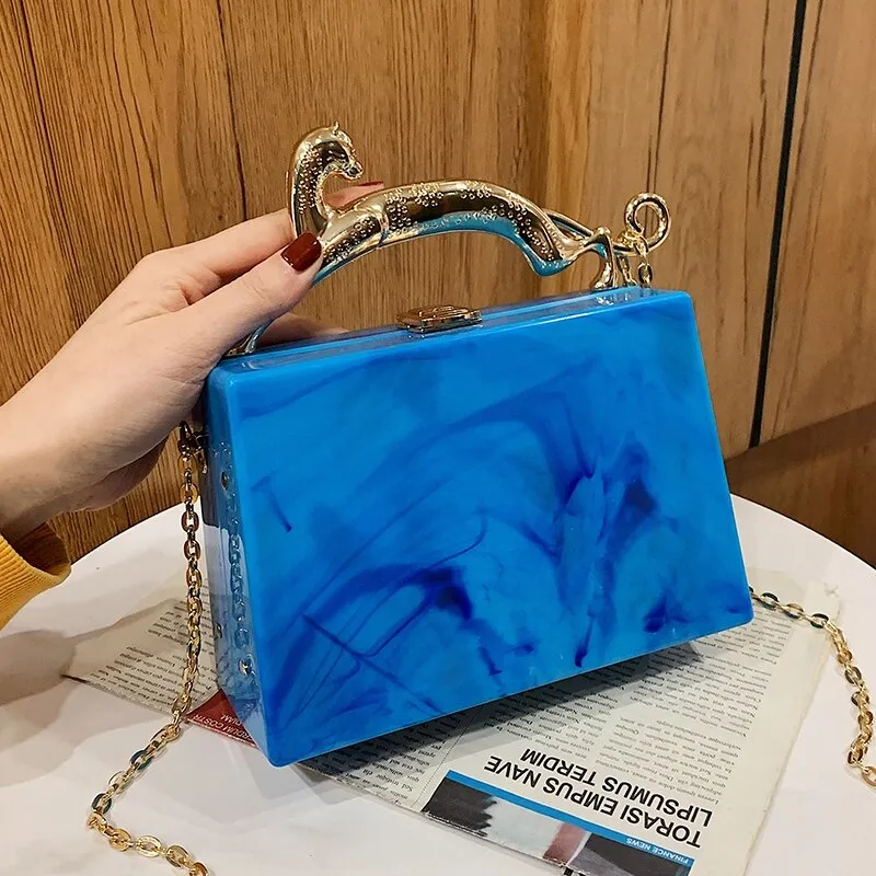 Acrylic Box Handbags for Women