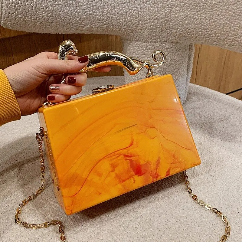 Acrylic Box Handbags for Women