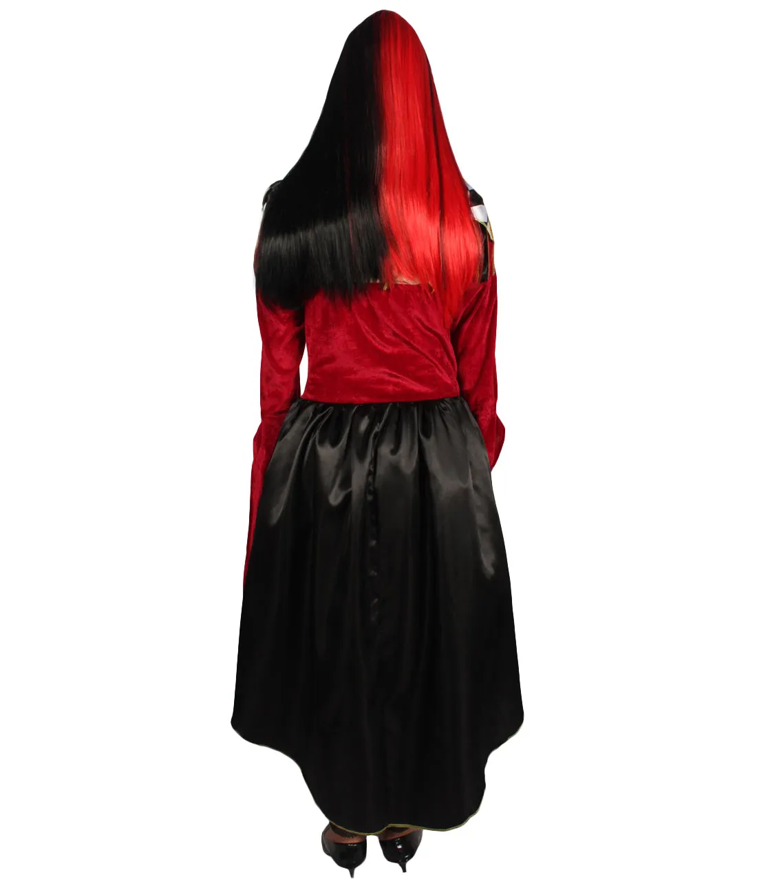 Adult Women GOTHIC VENETIAN Costume | Red & Black Halloween Costume