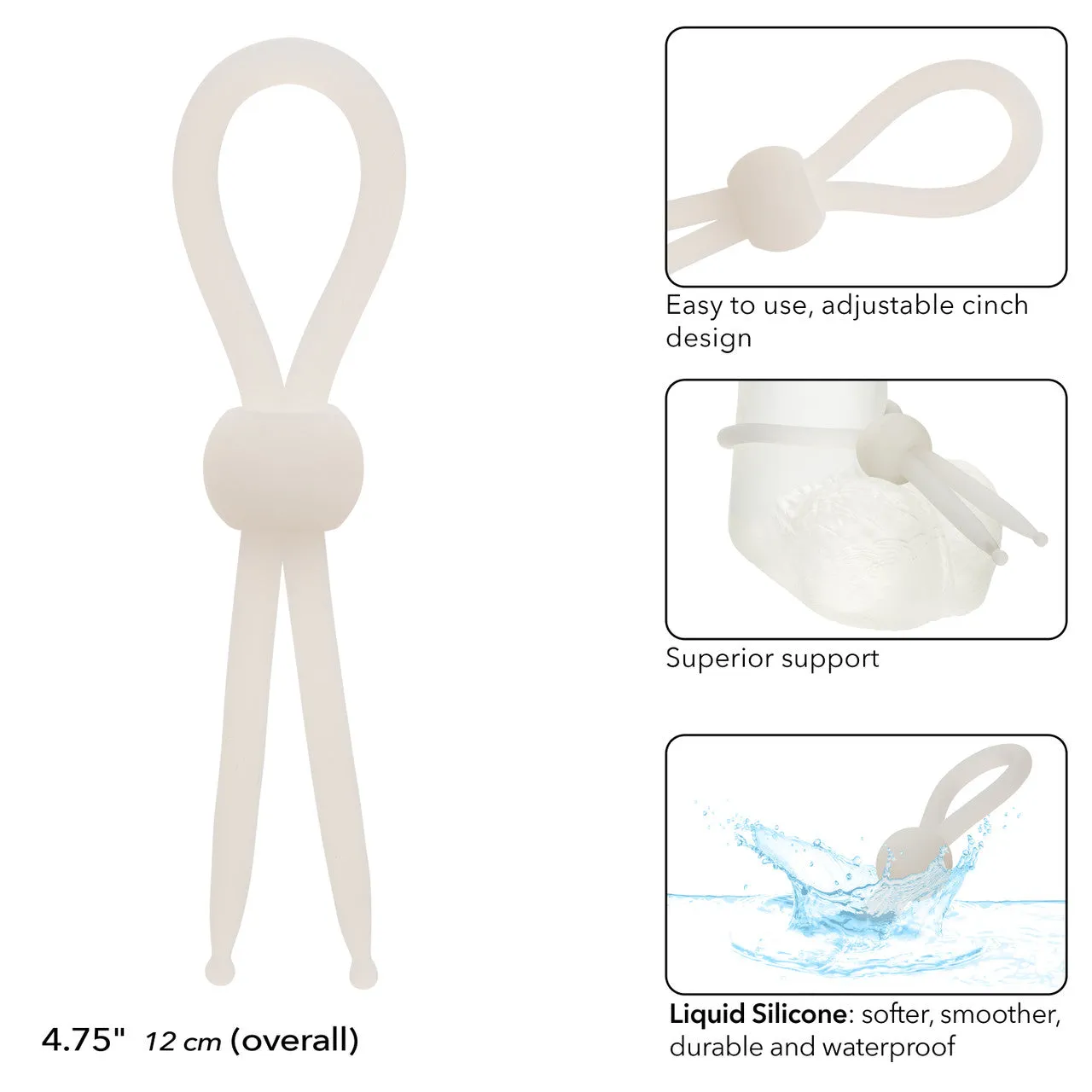 Alpha™ Liquid Silicone Lasso - Natural