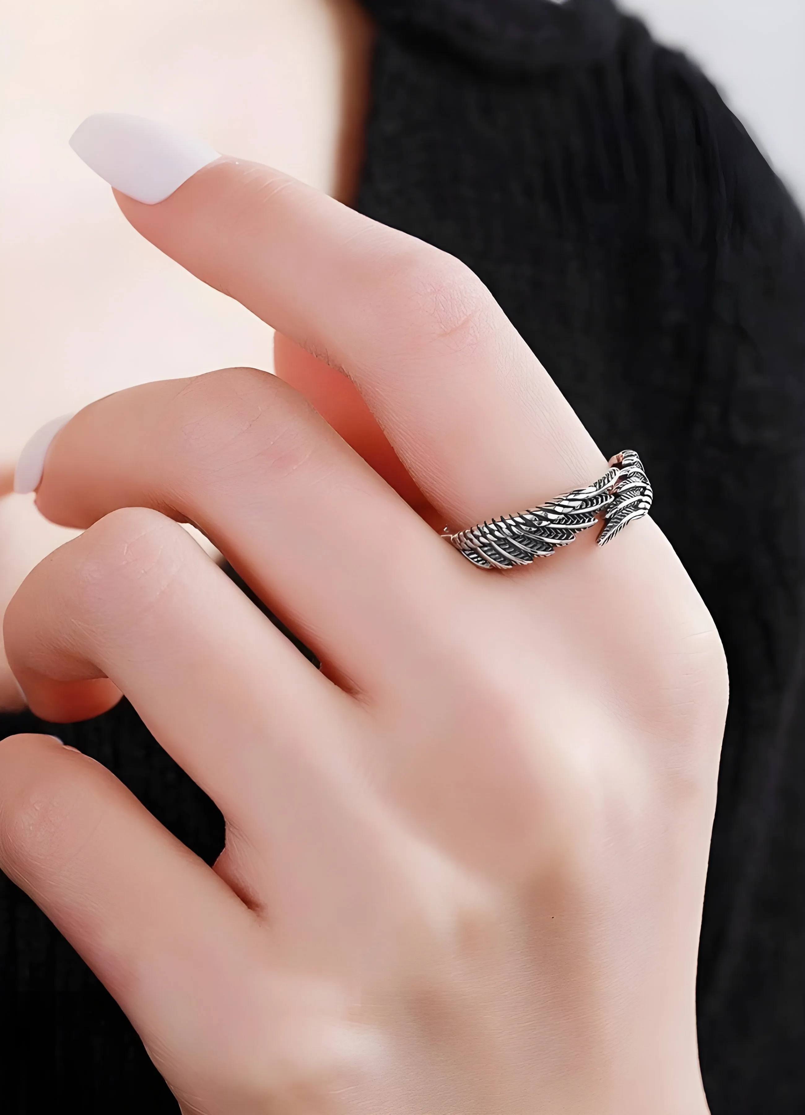 Angel Feather Ring