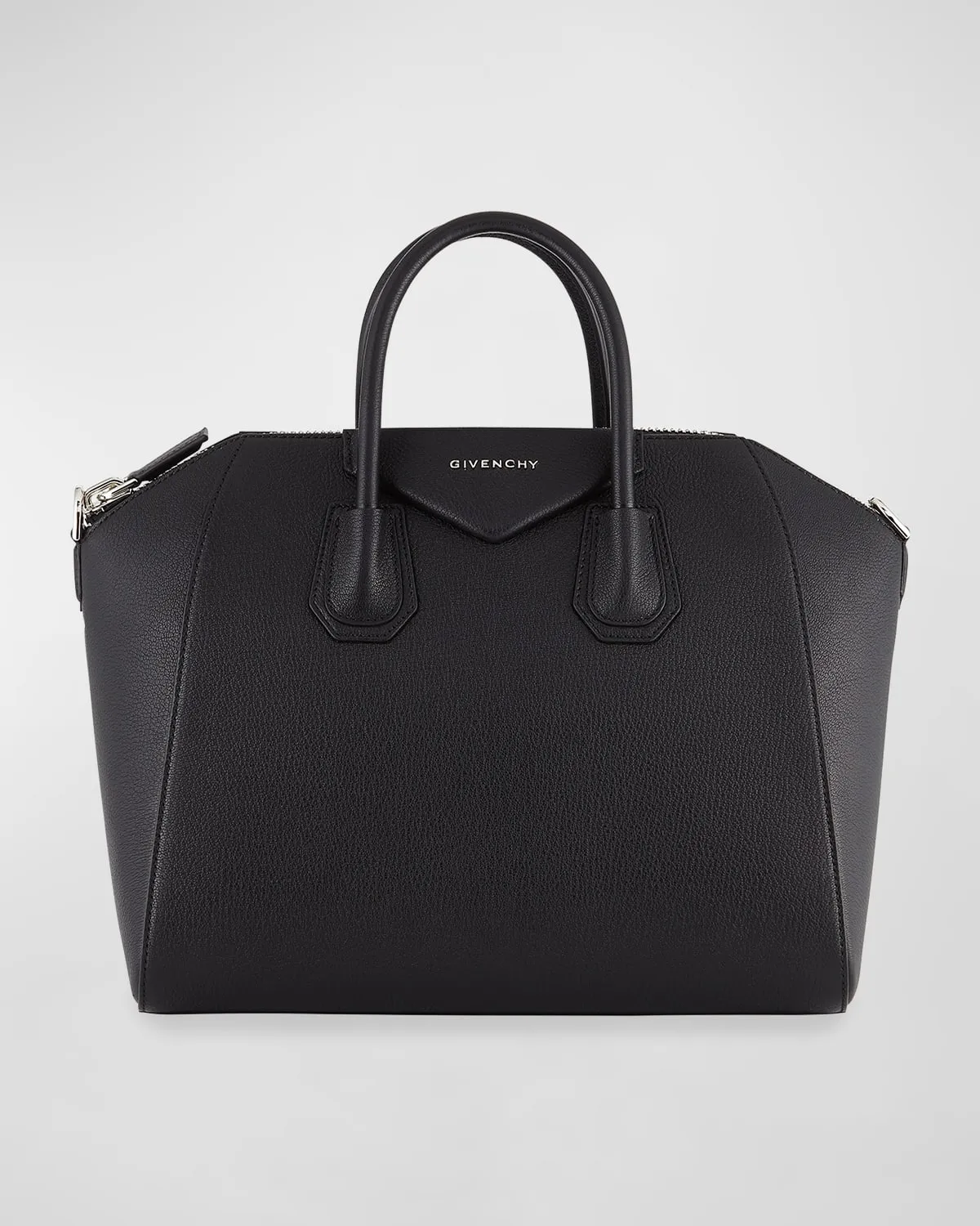 Antigona Medium Top Handle Bag in Grained Leather