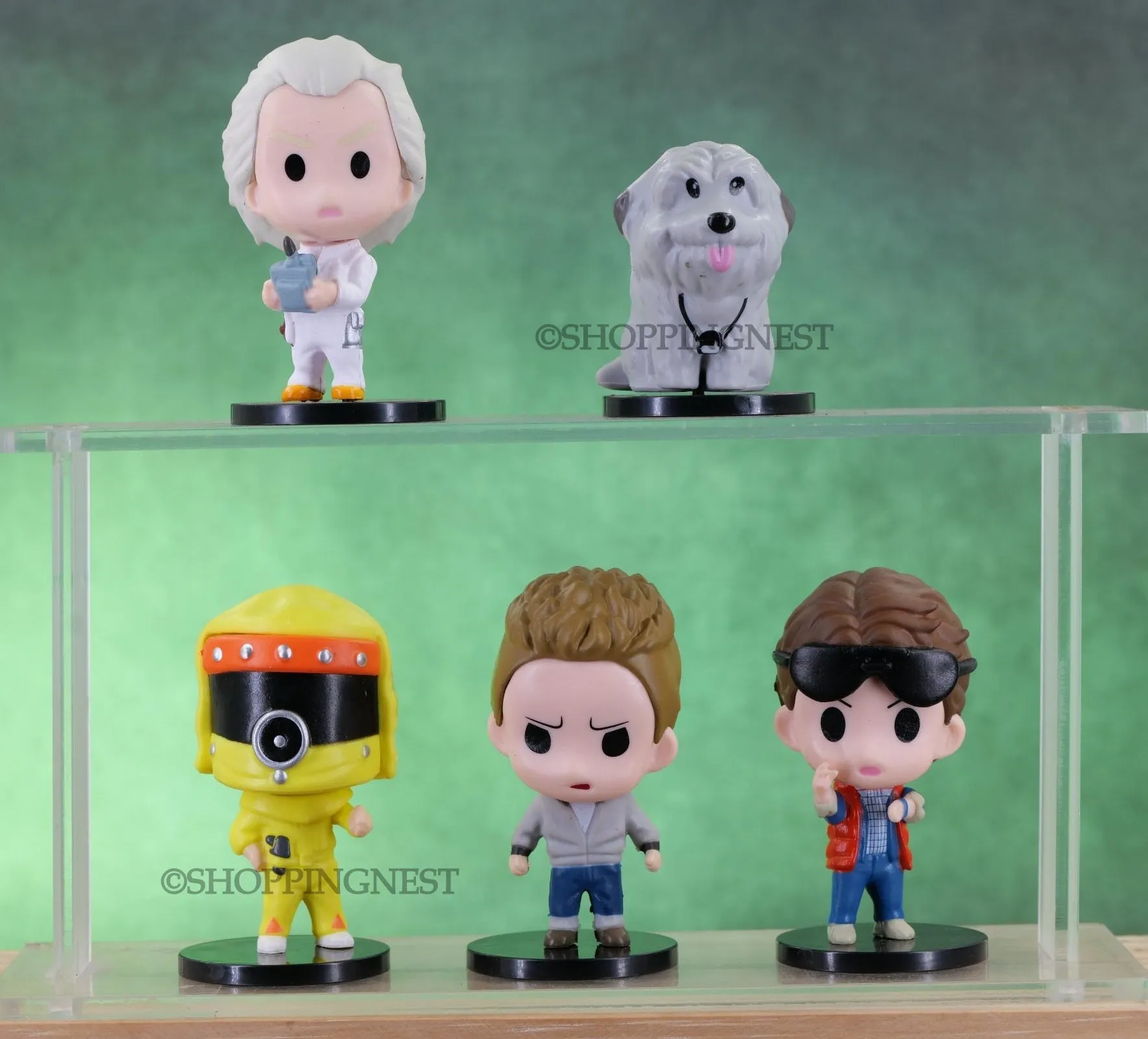 Back to The Future Set of 5 Action Figures  | 5.5-8 Cms |