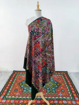 Bahaar-e-Kashmir Pure pashmina Sozni Shawl