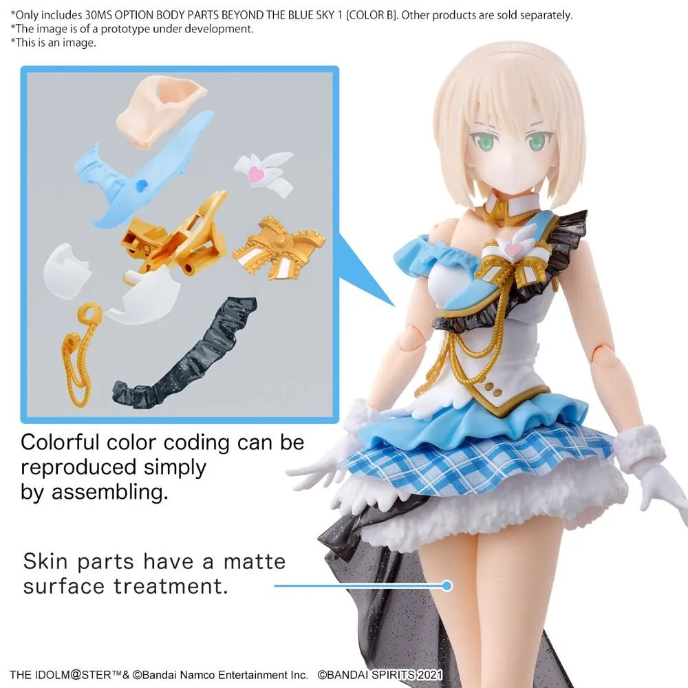 Bandai 30 Minutes Sisters 30MS The Idolmaster: Shiny Colors Option Body Parts Beyond the Blue Sky 1 (Color B) Accessory Model Kit