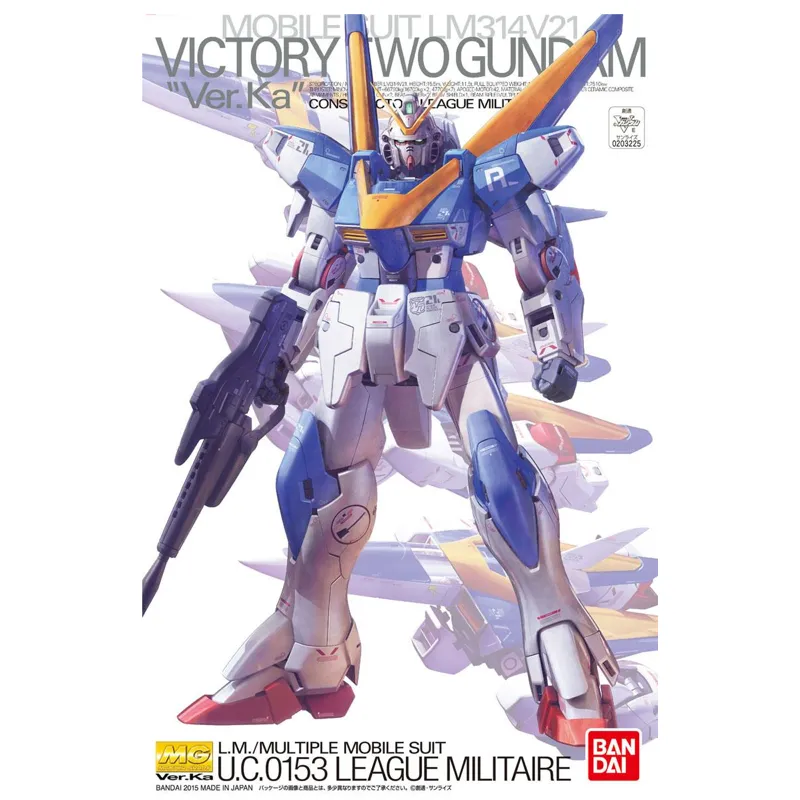 Bandai 5063048 MG 1/100 V2 Gundam Ver.Ka V Gundam