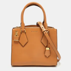 Beige Leather Casey Tote