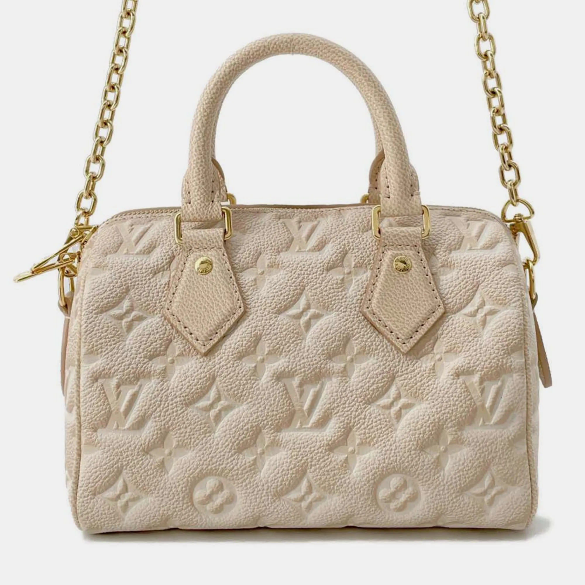 Beige/Gradation Monogram Empreinte Leather Speedy-Bandouliere 20 Bag