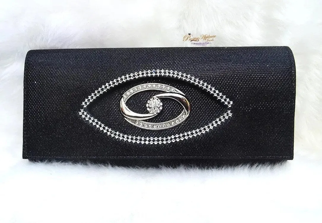 Black Elegant Fashionable Stylish Designer Casual Hand clutch Hand purse Wedding Purse Party Wear Hand Clutch