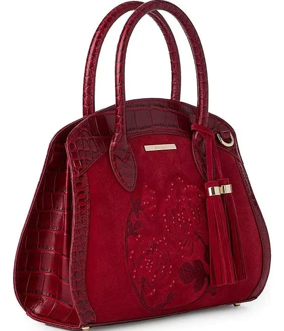 BRAHMIN Rosetta Satchel Handbag