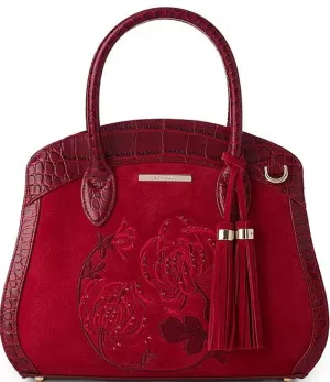 BRAHMIN Rosetta Satchel Handbag