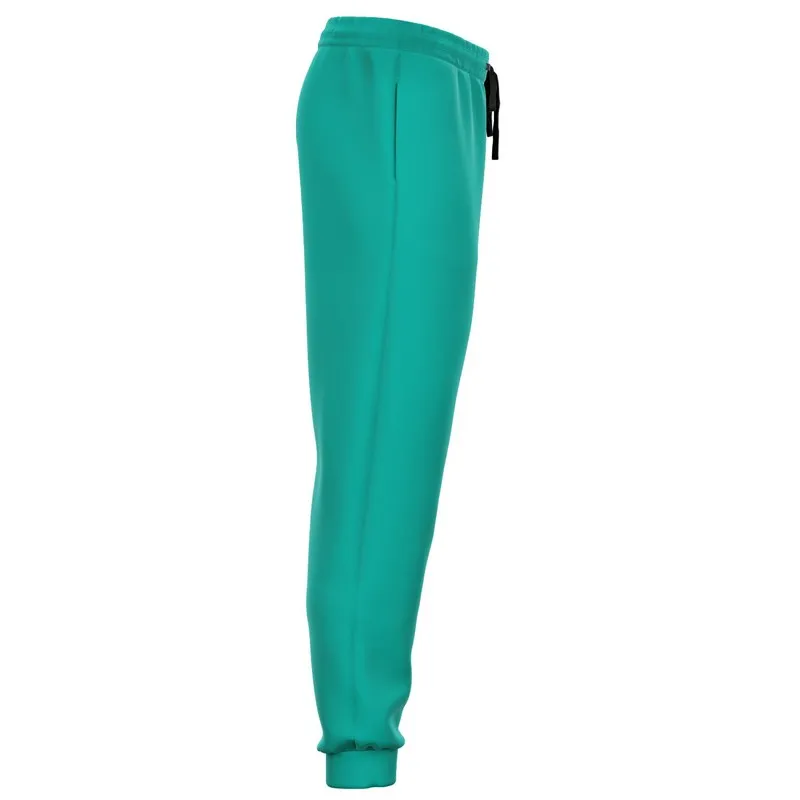 Bright Blue Cool Green Joggers | Unisex | with PLUS sizes | Bright Pure Blue Cool Green | C100M0Y50K0