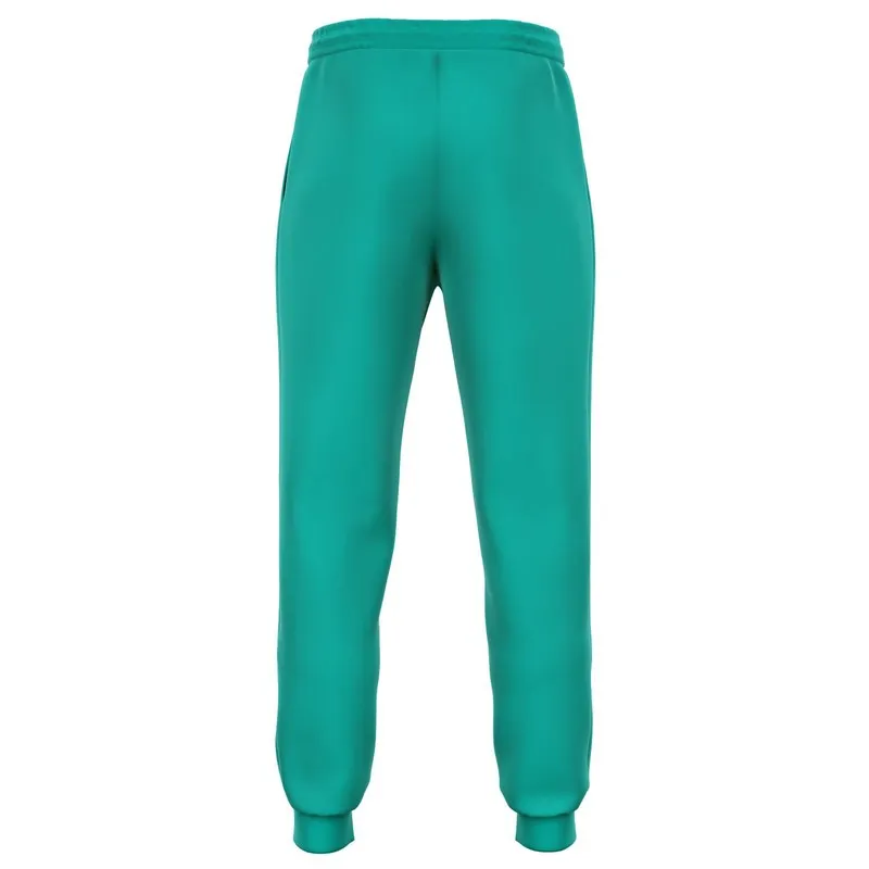 Bright Blue Cool Green Joggers | Unisex | with PLUS sizes | Bright Pure Blue Cool Green | C100M0Y50K0