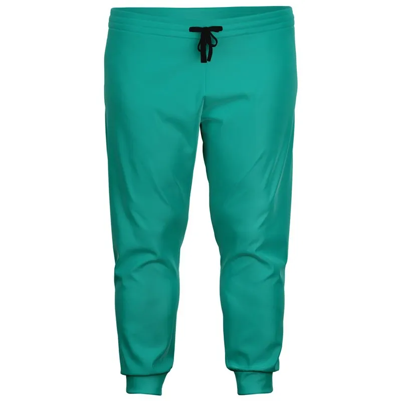 Bright Blue Cool Green Joggers | Unisex | with PLUS sizes | Bright Pure Blue Cool Green | C100M0Y50K0