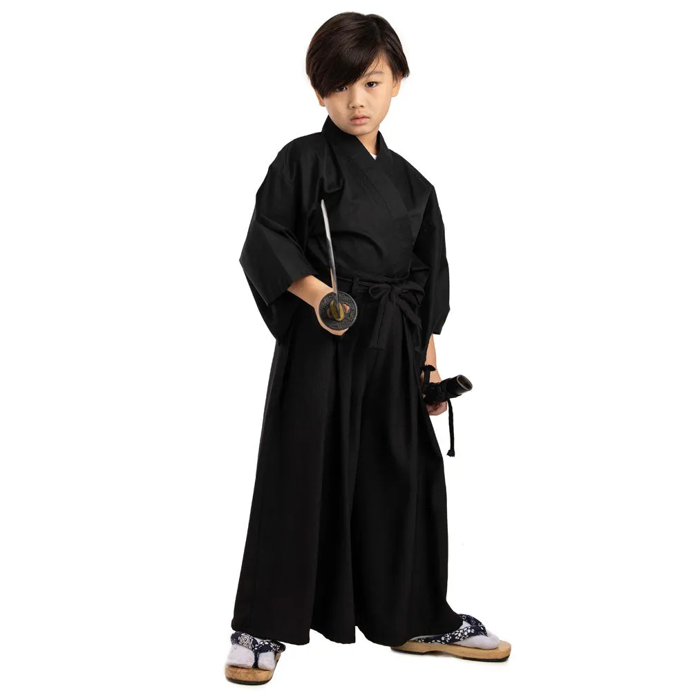 Bushido Spirit Kids Samurai Hakama Kimono Costume