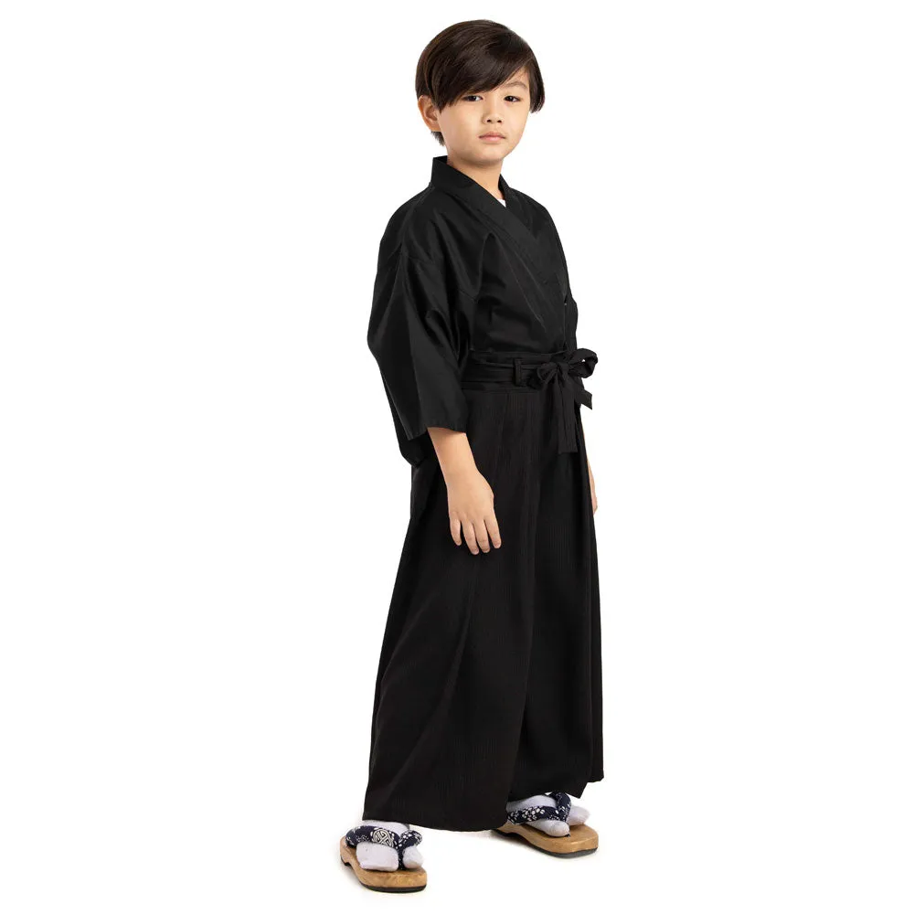 Bushido Spirit Kids Samurai Hakama Kimono Costume