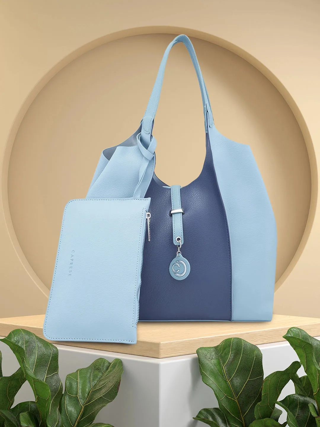 Caprese Tiera Hobo Large Powder Blue