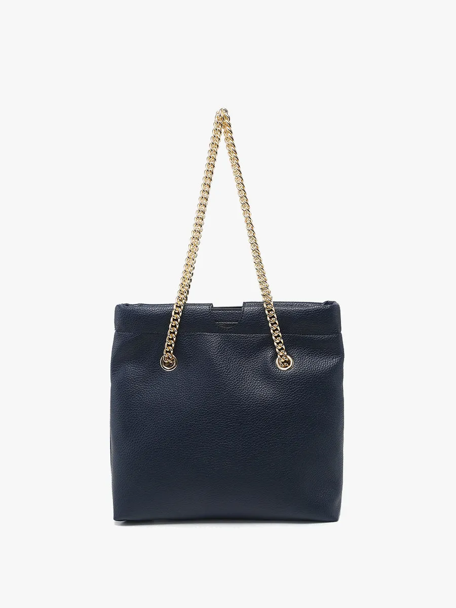 Casey Vegan Snap Hinge Satchel