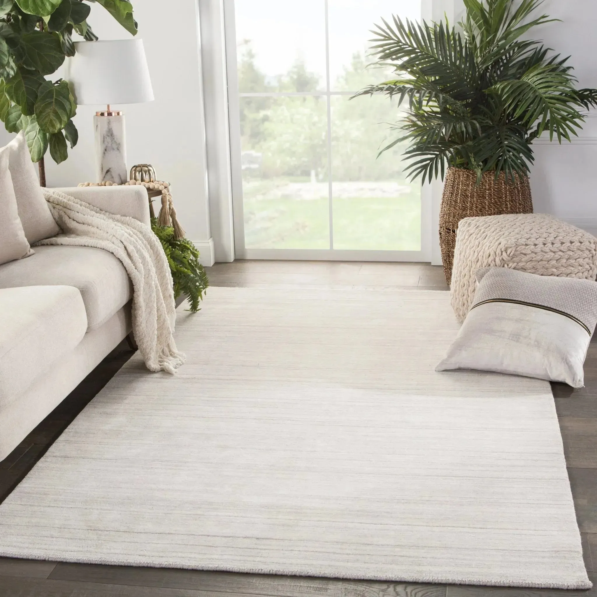 Cason CAO03 Tundra White/Grey Rug