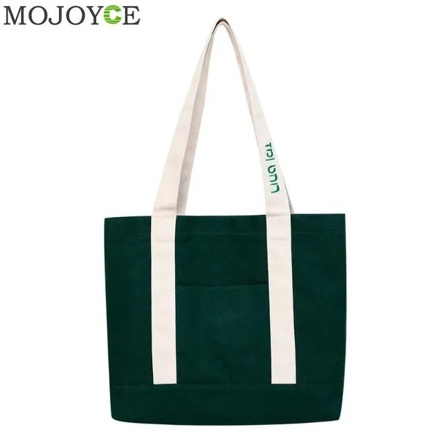 Casual Tote Ecofriendly Shoulder Versatile Sack Summer Holiday Beach DIY Painting Handbag