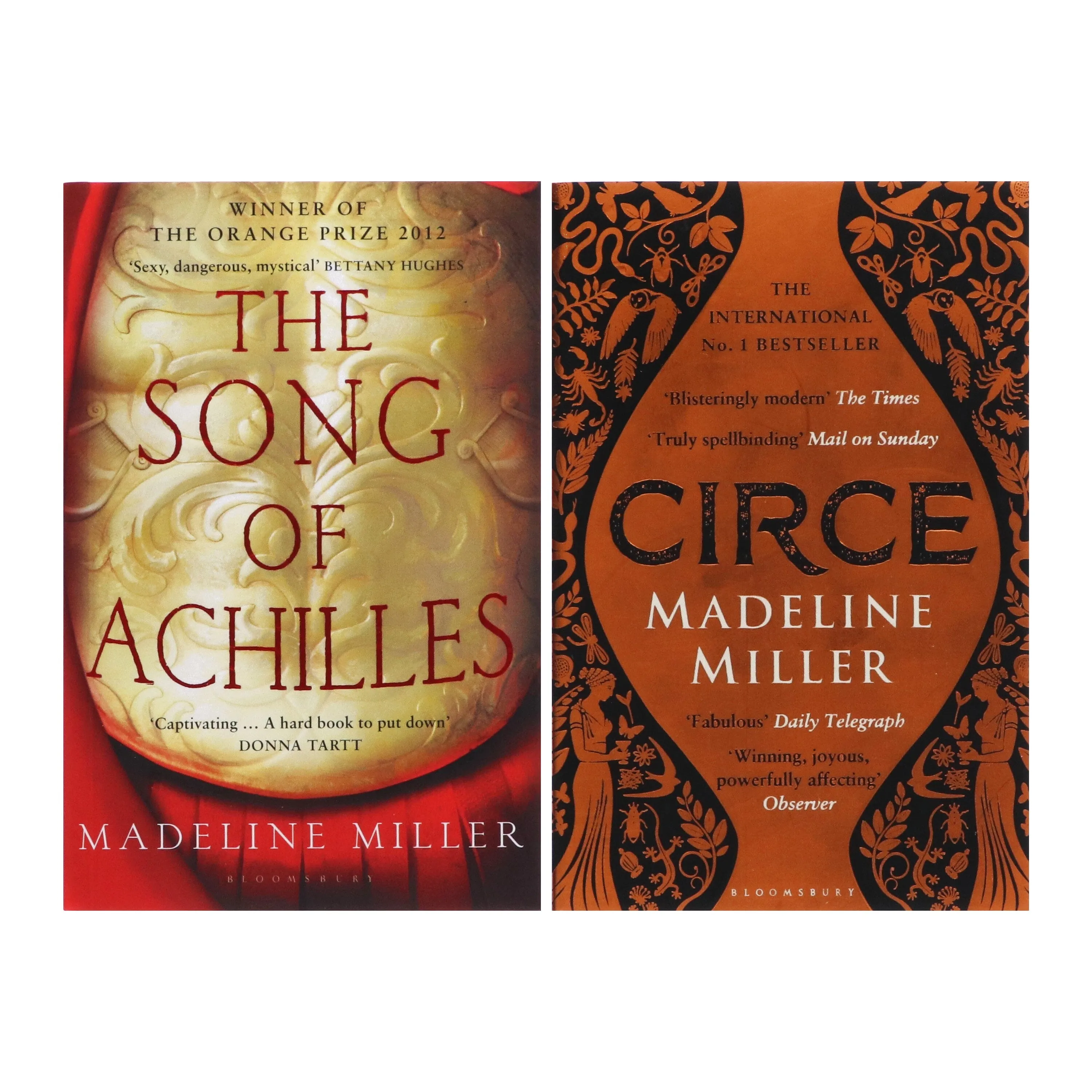 Circe and The Song of Achilles By Madeline Miller 2 Books Collection Set - Fiction - Paperback