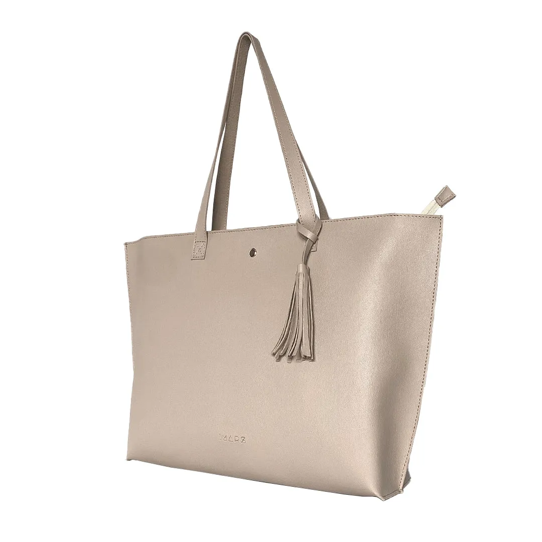 Classic Beige Tote Bag For Women & Girls