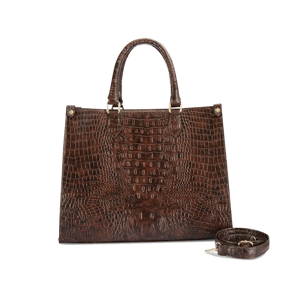 Classic Rustic Brown Tote Bag Perfect For Women & Girls