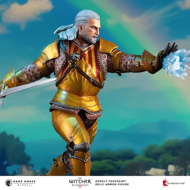 Dark Horse Comics The Witcher Season 3 Geralt Toussaint Relic Armor PVC Statue