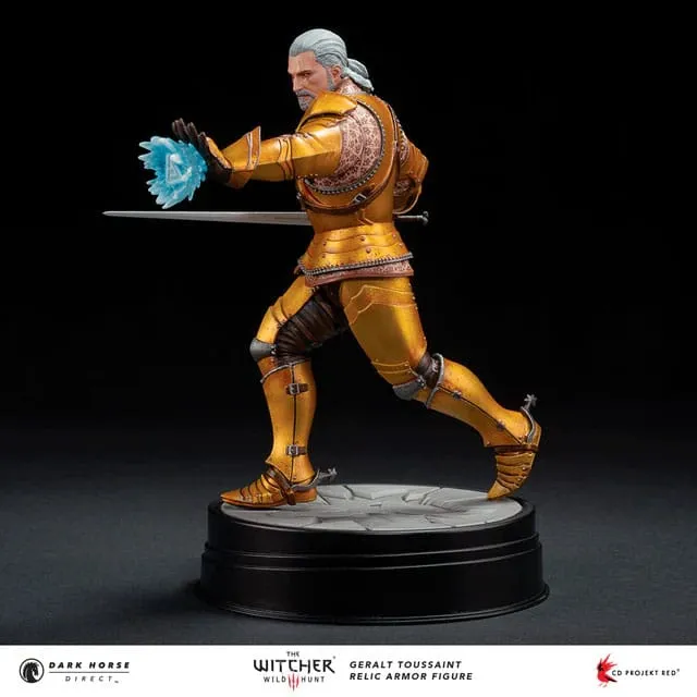 Dark Horse Comics The Witcher Season 3 Geralt Toussaint Relic Armor PVC Statue