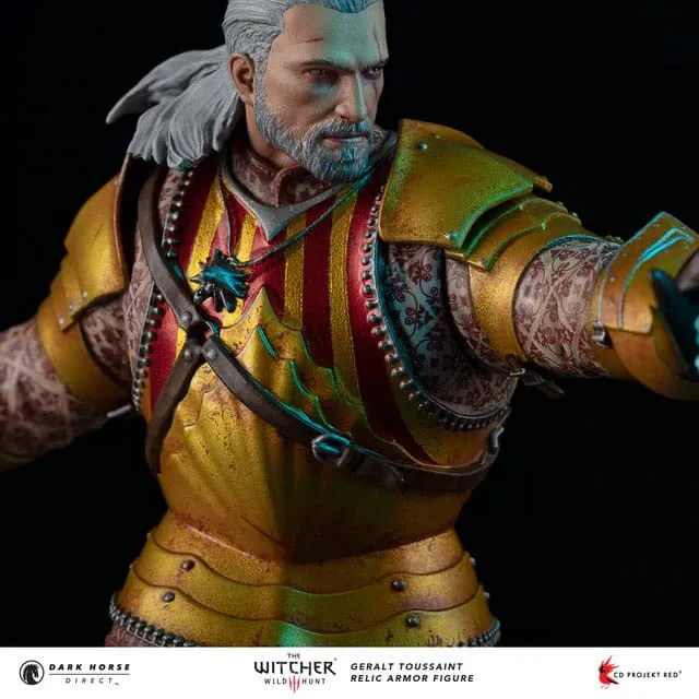 Dark Horse Comics The Witcher Season 3 Geralt Toussaint Relic Armor PVC Statue