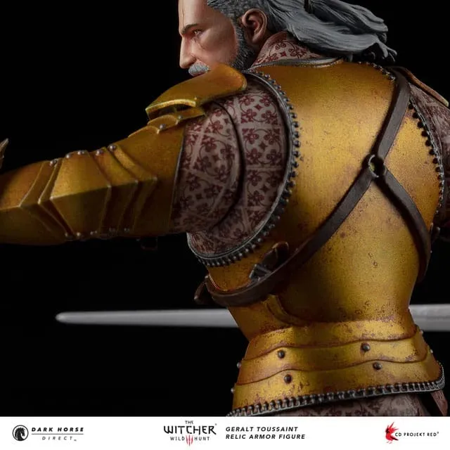 Dark Horse Comics The Witcher Season 3 Geralt Toussaint Relic Armor PVC Statue