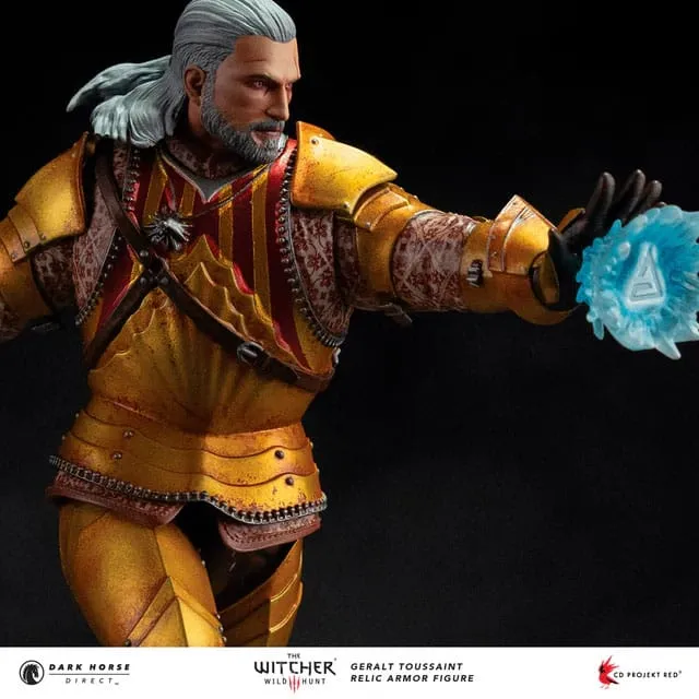 Dark Horse Comics The Witcher Season 3 Geralt Toussaint Relic Armor PVC Statue