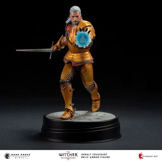 Dark Horse Comics The Witcher Season 3 Geralt Toussaint Relic Armor PVC Statue