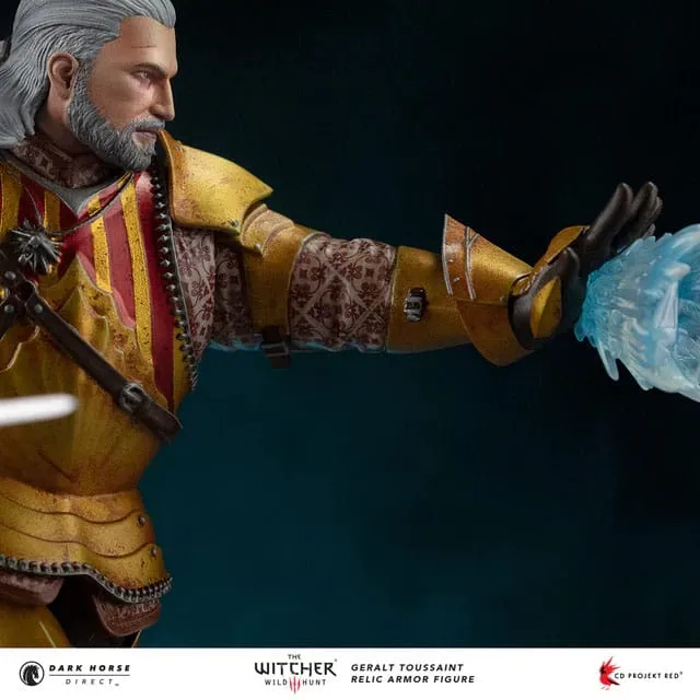 Dark Horse Comics The Witcher Season 3 Geralt Toussaint Relic Armor PVC Statue