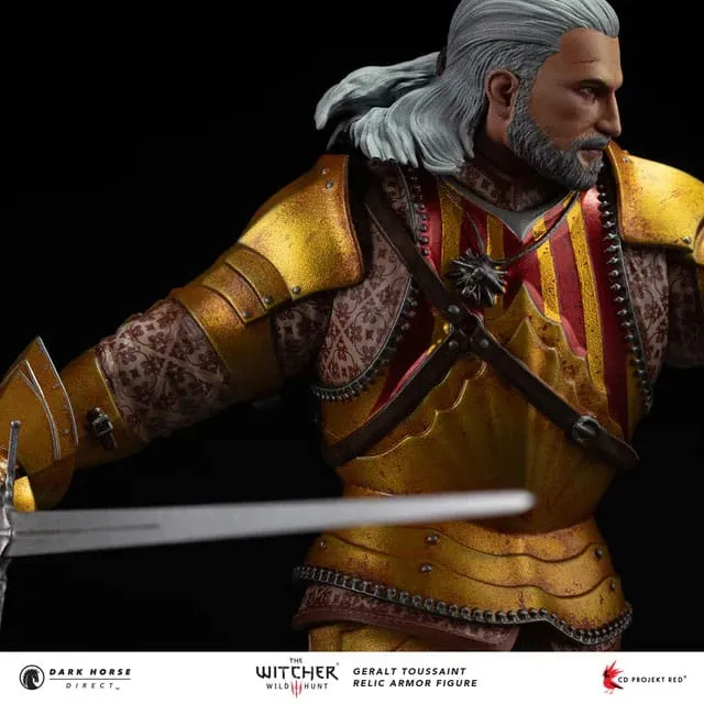 Dark Horse Comics The Witcher Season 3 Geralt Toussaint Relic Armor PVC Statue