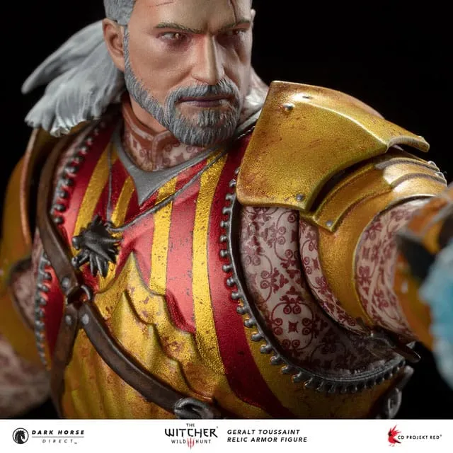 Dark Horse Comics The Witcher Season 3 Geralt Toussaint Relic Armor PVC Statue