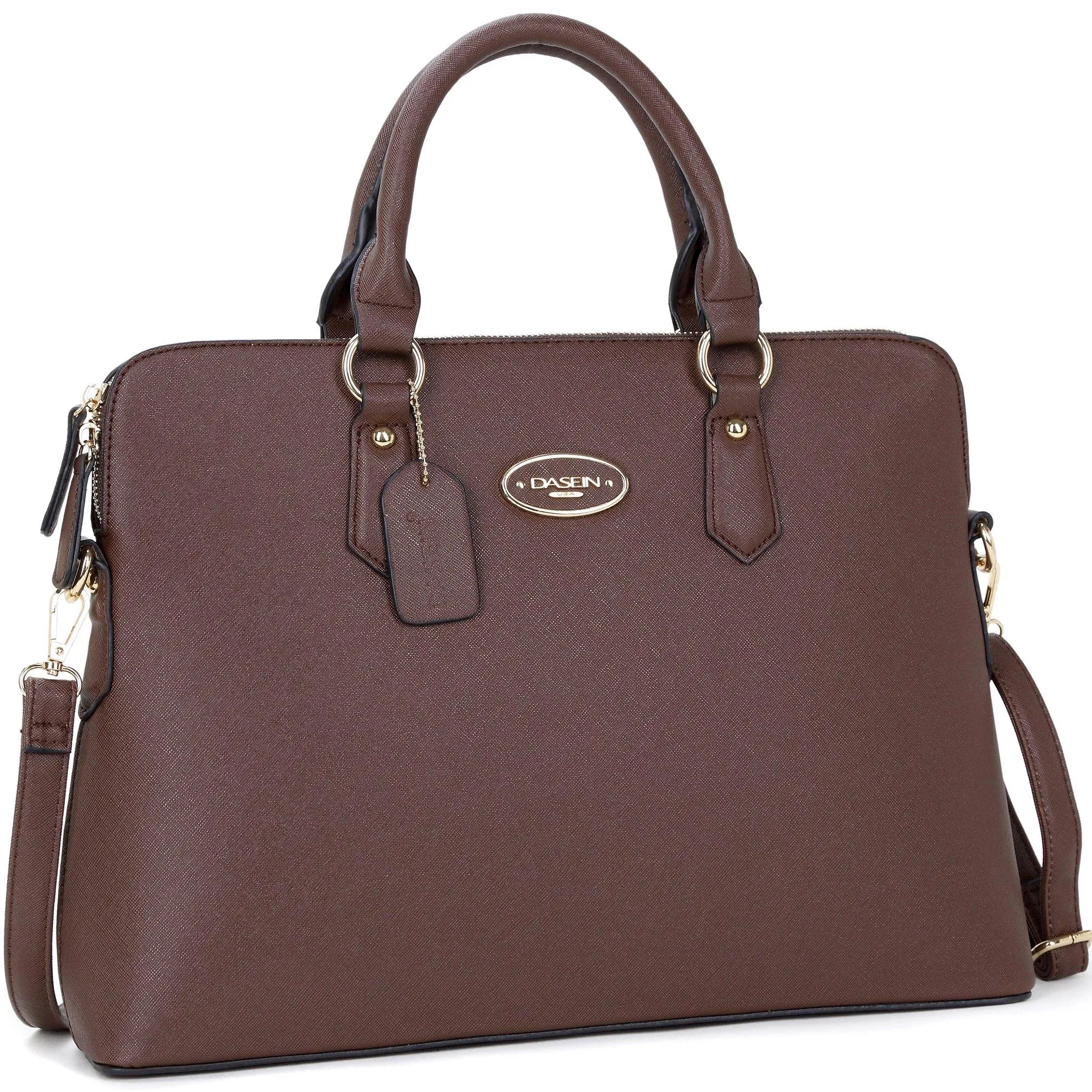 Dasein Slim Briefcase with Removable Shoulder Strap