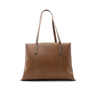 David Jones Full Grain Tote Bags Leather Brown Colour For Women