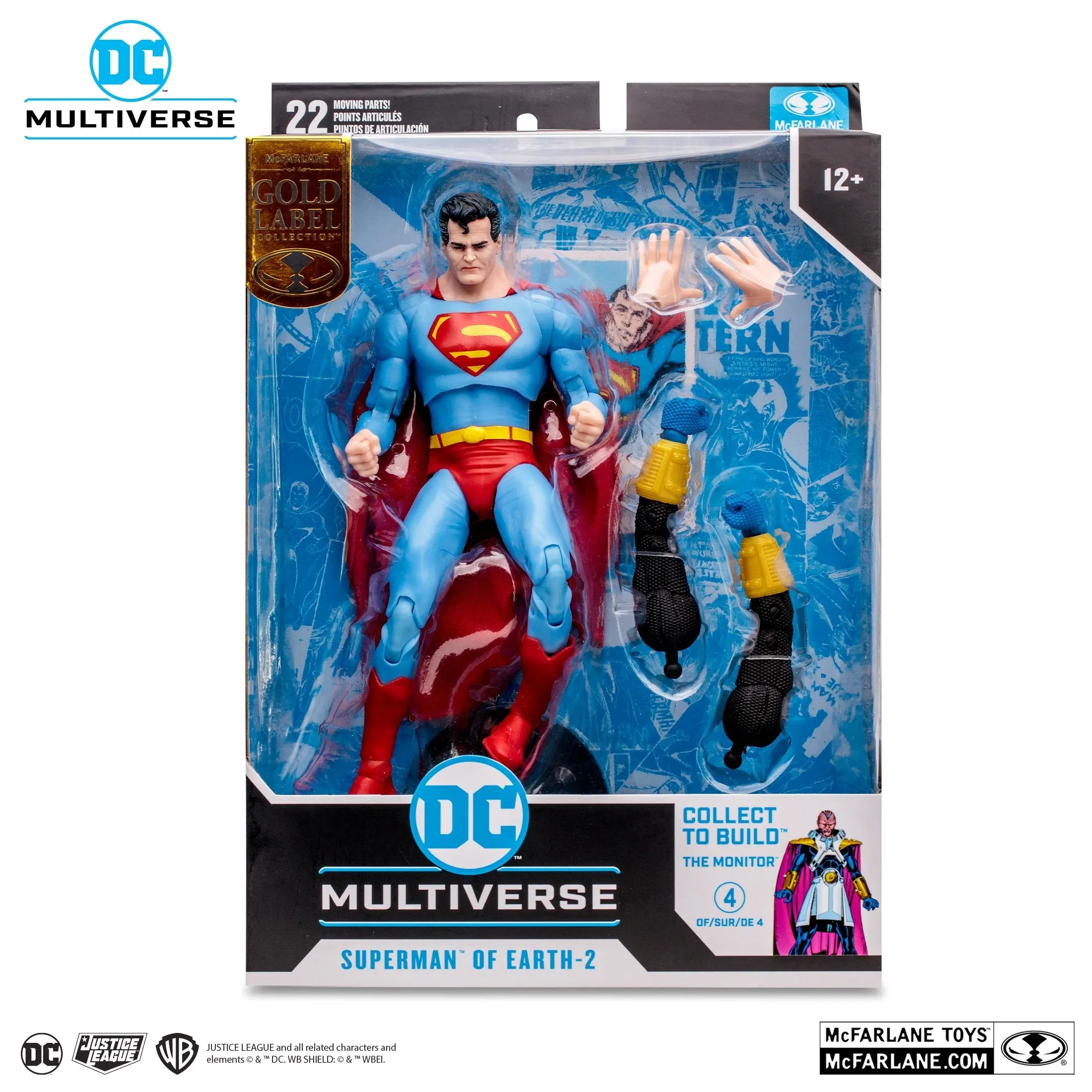 DC Multiverse Exclusive Gold Label Superman of Earth-2 (Crisis on Infinite Earths)