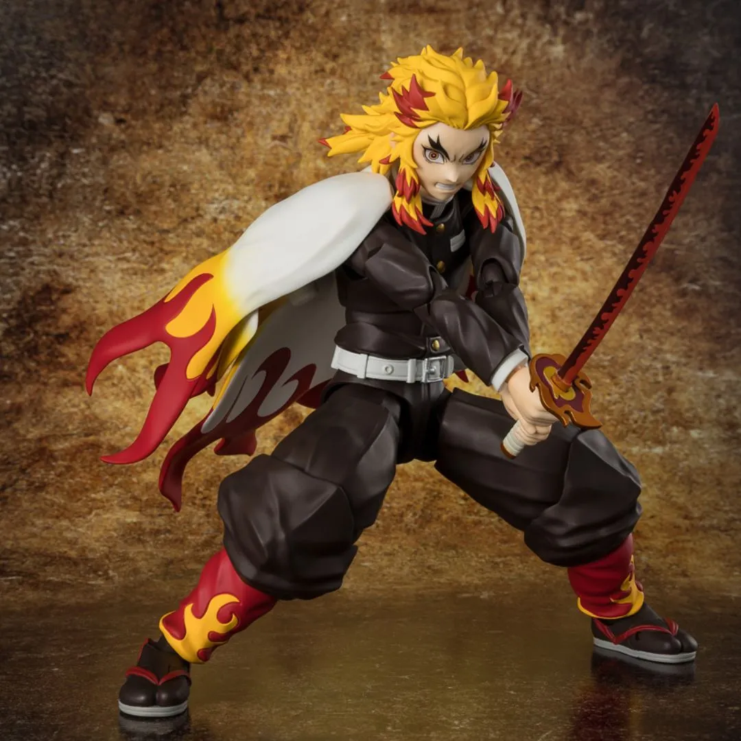 Demon Slayer Kyojuro Rengoku S.H.Figuarts By Tamashii Nations