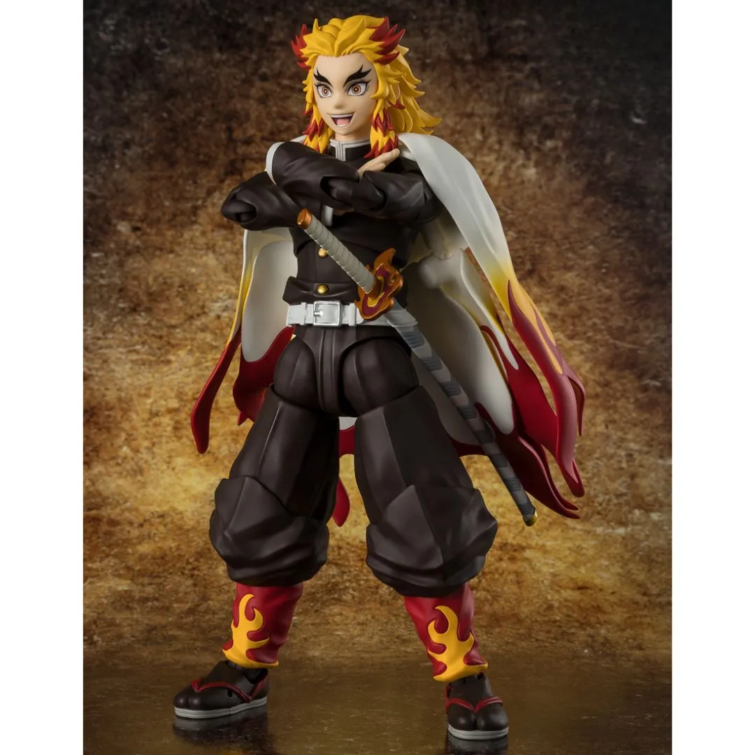 Demon Slayer Kyojuro Rengoku S.H.Figuarts By Tamashii Nations