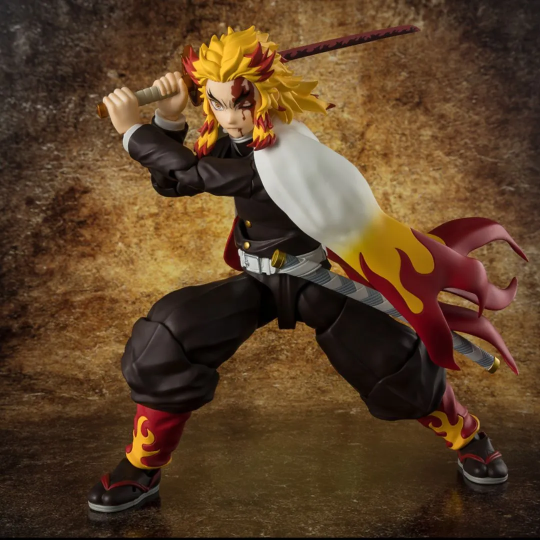 Demon Slayer Kyojuro Rengoku S.H.Figuarts By Tamashii Nations