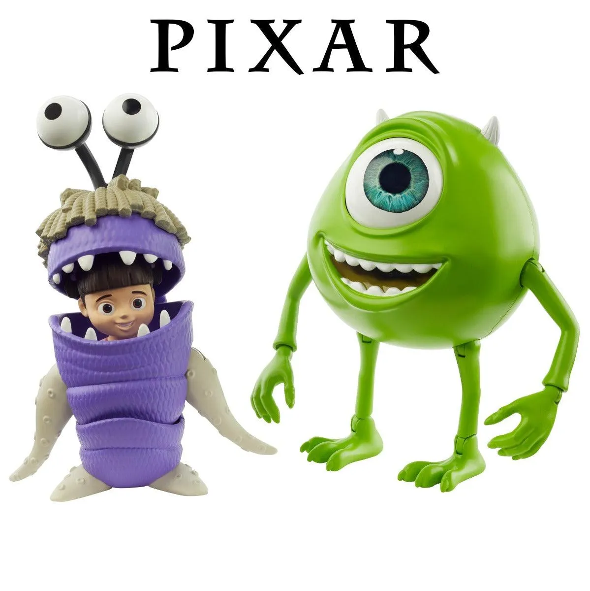 Disney Pixar Monsters, Inc. Mike Wazowski & Boo Figures