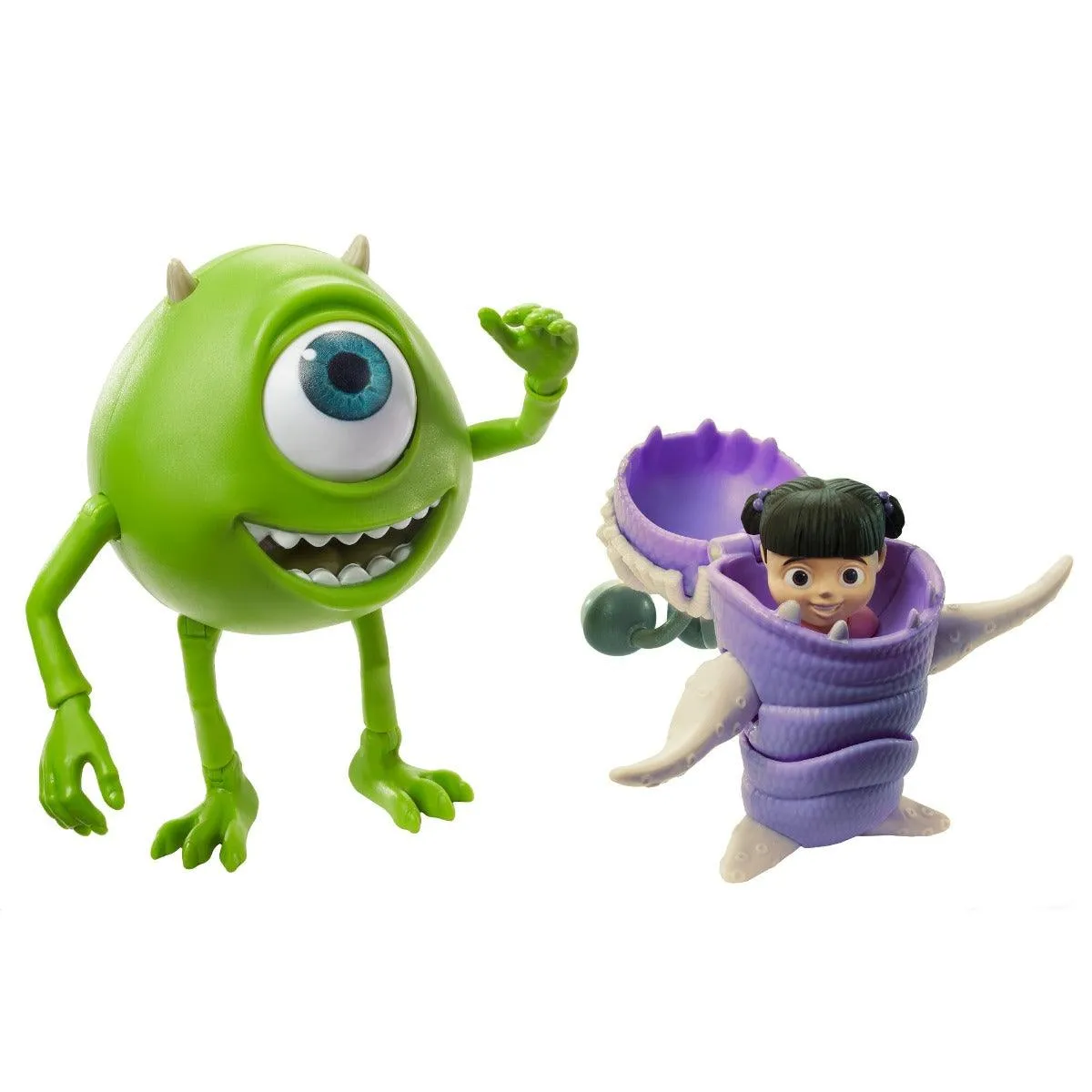 Disney Pixar Monsters, Inc. Mike Wazowski & Boo Figures