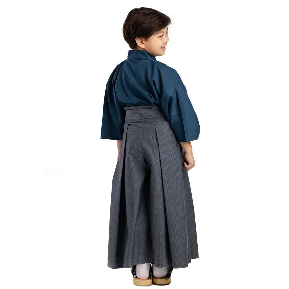 Dragons Path Kids Samurai Kimono Hakama Costume