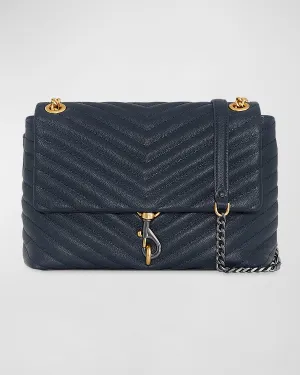 Edie Flap Quilted Leather Shoulder Bag