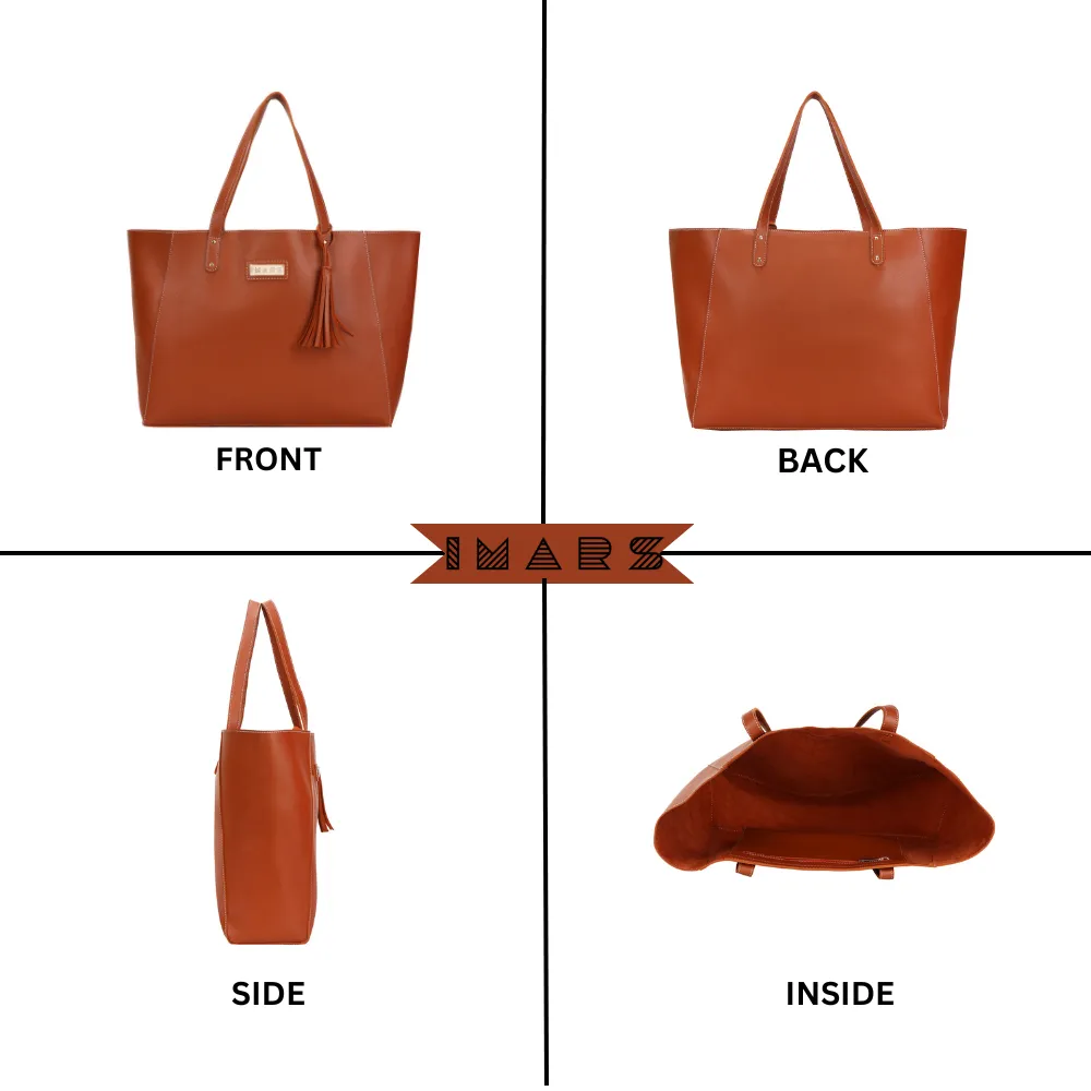 Elegant Tan Handbag Perfect For Women & Girls