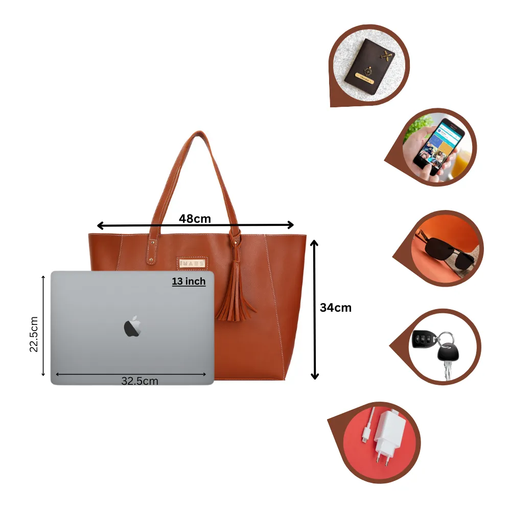 Elegant Tan Handbag Perfect For Women & Girls