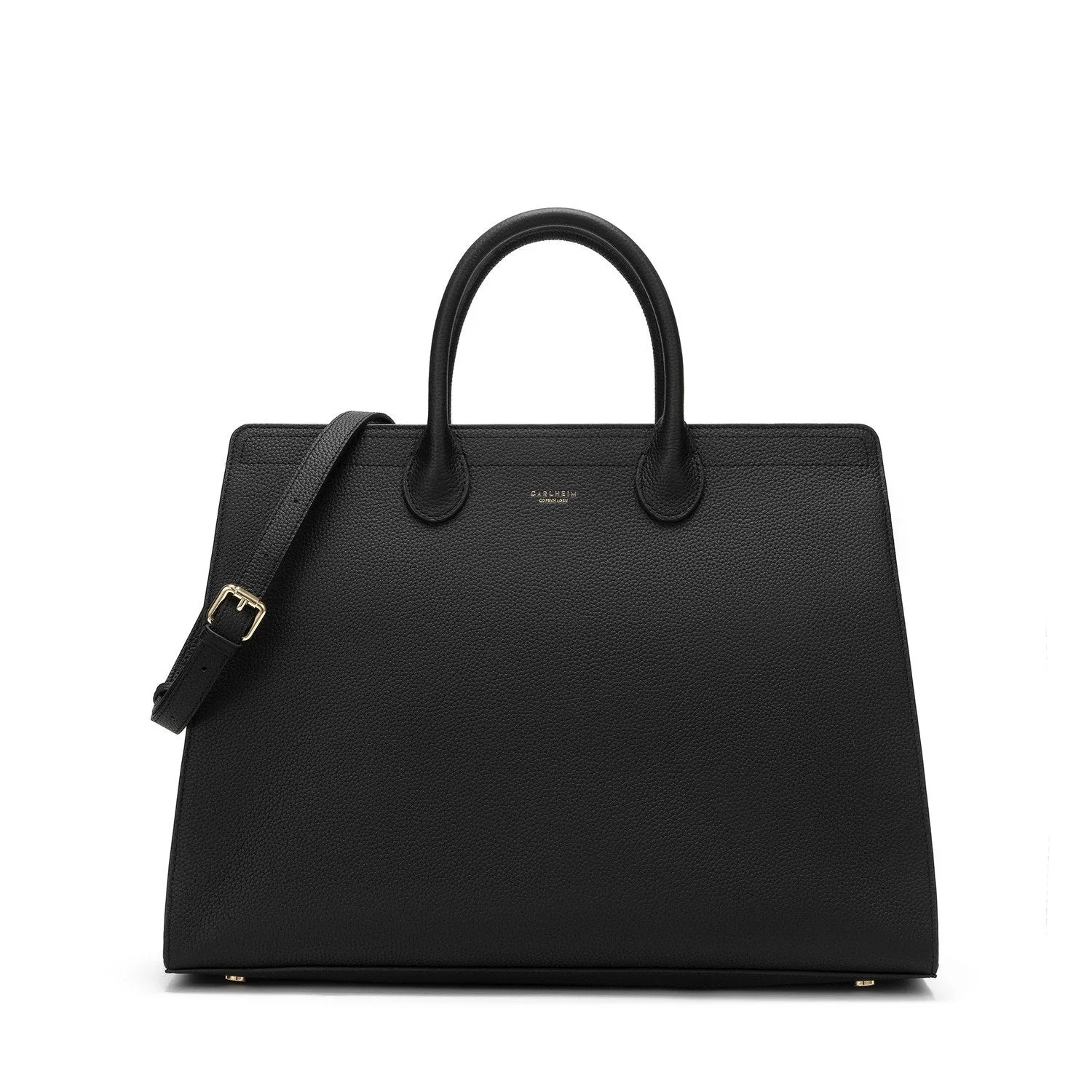 Elise Genuine Leather Handbag (Black)