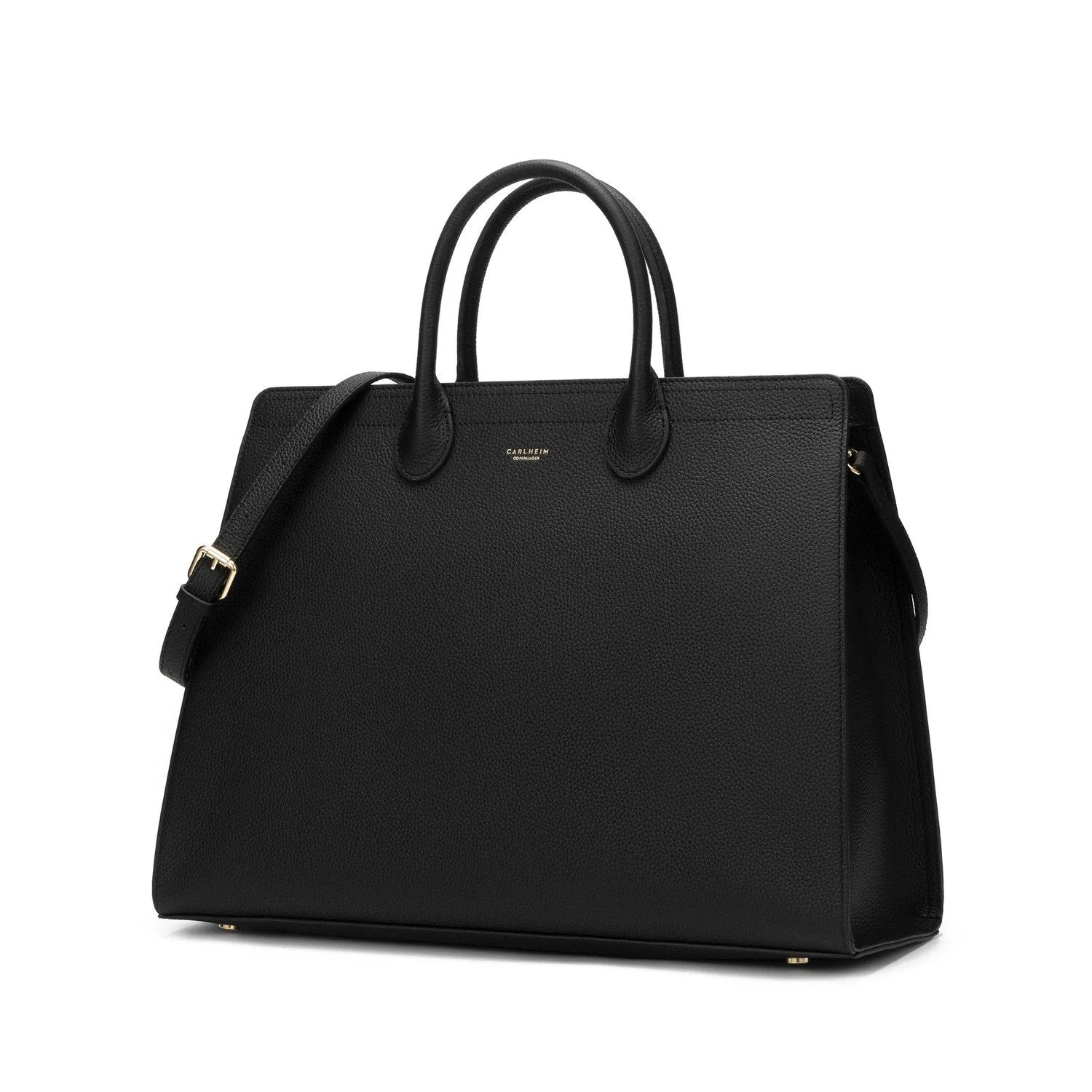 Elise Genuine Leather Handbag (Black)